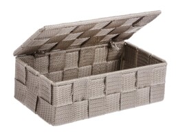 Organizer Adria Mini With Lid Taupe - Aufbewahrungsbox, Badkorb