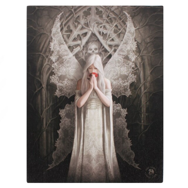Anne Stokes Wall Art Canvas Plaque Unicorn Dragon Wolf Angel Spirit