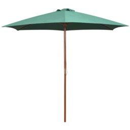 Garden Parasol 270x270 Cm Wooden Pole