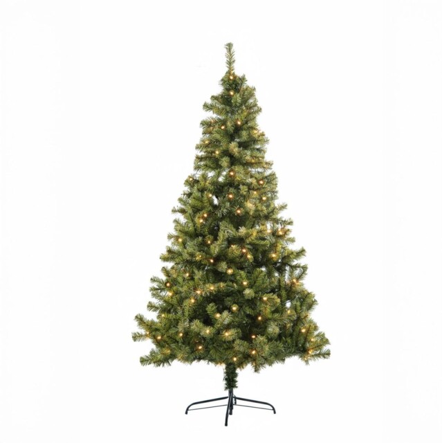 6ft Christmas Tree White Xmas Artificial Bushy Pine Outdoor Xmas Home