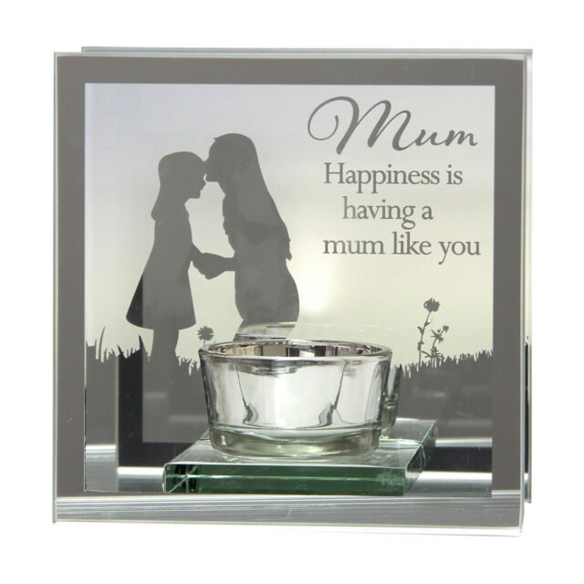 Reflections Mum Mirror Tea Light Candle Holder