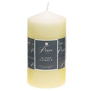 Price`s Altar Church Candle Pillar Round Table Candles 150 X 80mm Long