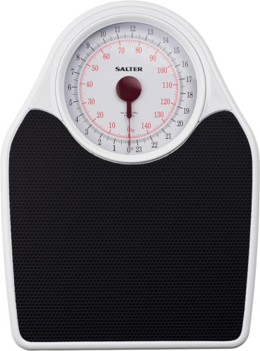 Salter 145 Bkdr Doctor Style Bathroom Scale – Mechanical Body Black &