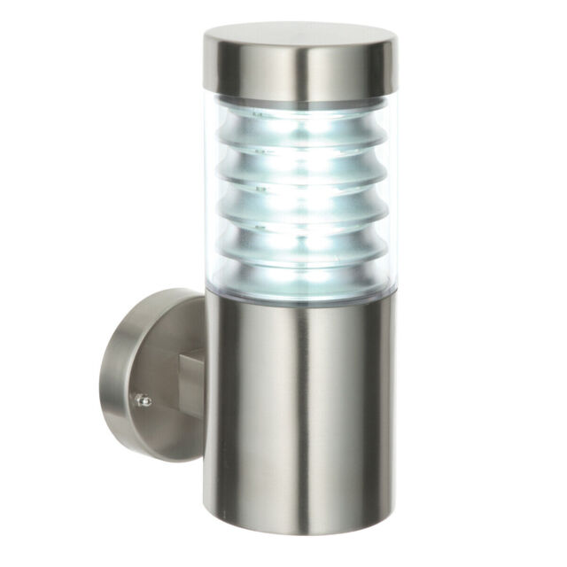 Saxby Outdoor Equinox 23w Wall Light Marine Grade Stainless Steel Ip44