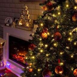 100 Battery Operated Led String Lights Warm White Christmas Parties