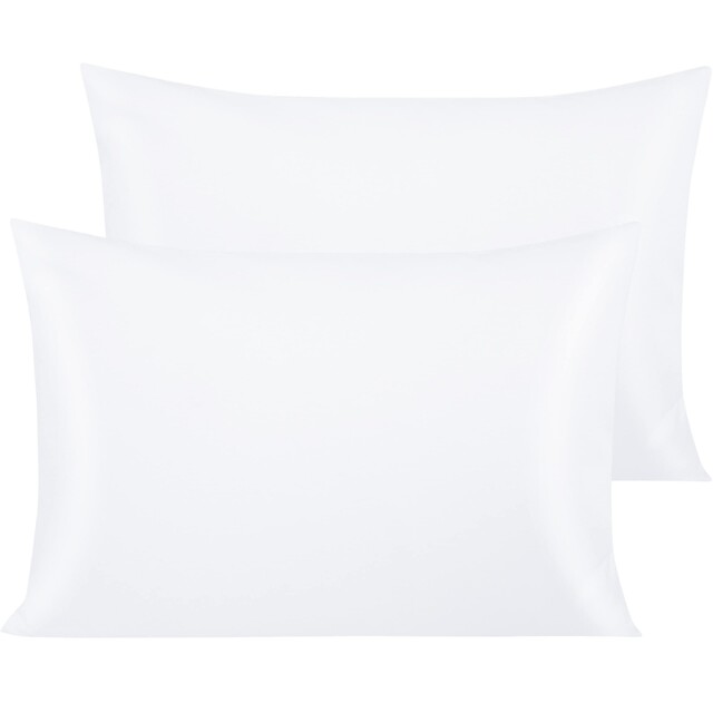 Ntbay 2 Pack 500 Thread Count 100% Egyptian Cotton Pillow Cases Super