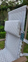 2x Zero Gravity Chair Reclining Sun Lounger Outdoor Garden Folding