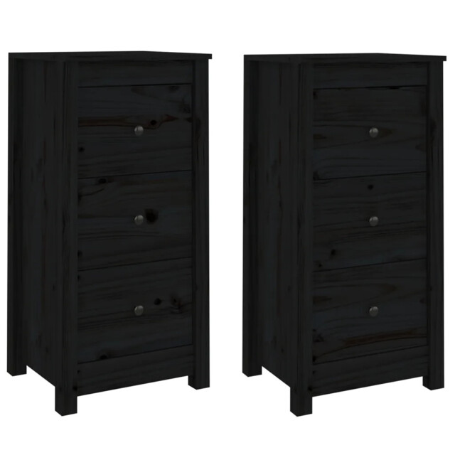 Solid Wood Pine Sideboard Wooden Cupboard Storage Cabinet Multi