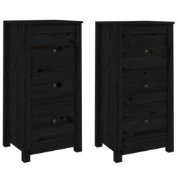 Solid Wood Pine Sideboard Wooden Cupboard Storage Cabinet Multi