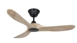 Dc Ceiling Fan With Remote Eco Genuino Black & Wood Décor 122 Cm Fan