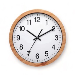 Bargain Lovers Wooden Effect Wall Clock - Silent And Not 30cm, Efect