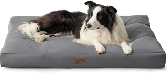 Bedsure Waterproof Dog Bed Large - Washable Dog Bed Mattress With