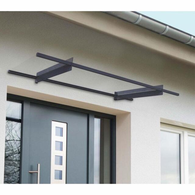 Door Canopy 3ft X 6ft Cover Palram Canopia Nancy 2500 Grey Clear