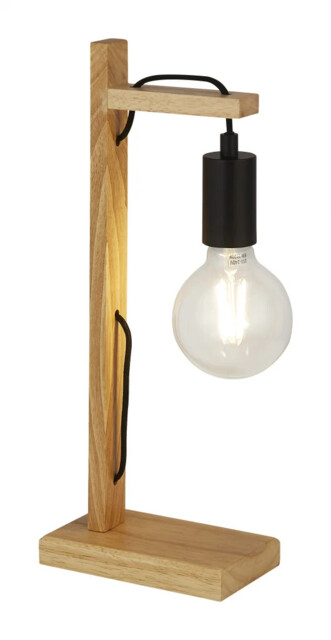 Table Light Wood Woody Searchlight 95041-1br
