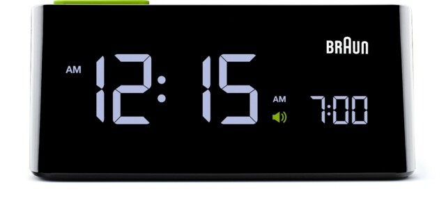 Braun Bnc016 Black Lcd Clock