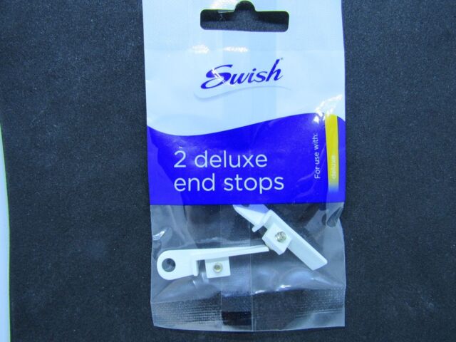 Swish 2 Deluxe End Stops Curtain Hooks Gliders Wd290w ( B )