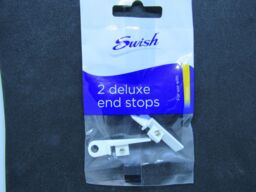 Swish / Hallis 2 Deluxe End Stops Curtain Hooks Gliders Wd290w ( B )