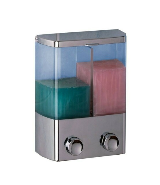 Rayen 2024 Dual Container Soap Sanitizer Dispenser With Chromium