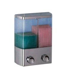 Rayen 2024 Dual Container Soap Sanitizer Dispenser With Chromium