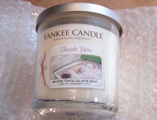 Yankee Regular Tumbler Jar 198g Thank You White Chocolate Mint Scented