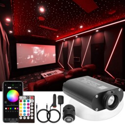 Chinly Bluetooth 16w Rgbw Led Fiber Optic Star Ceiling Lights Kit