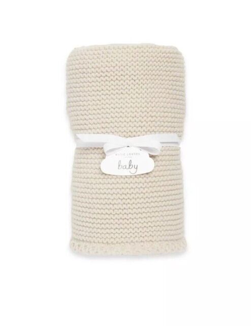 Katie Loxton Cream Knitted Baby Blanket Rrp £24.99