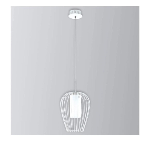 Eglo 94337 Vencino 1 Light Ceiling Pendant - White