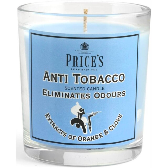 Price's Anti Tobacco Odour Eliminating Scented Glass Jar Prices