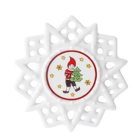 Hutschenreuther Christmas Memories Pierced Star Ornament-imp Tree