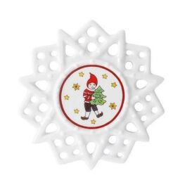 Hutschenreuther Christmas Memories Pierced Star Ornament-imp Tree