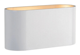 Wall Light White Squalla Ip20 Metallic Orange Spectrum Slip006001