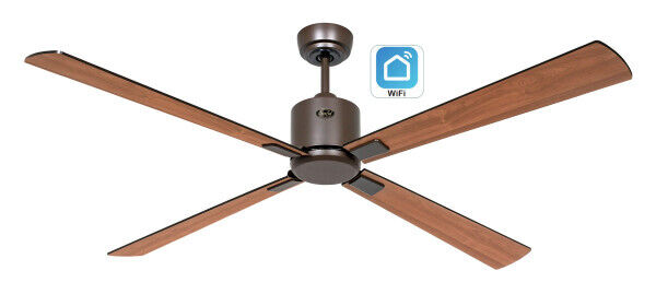 Casafan Eco Neo Iii Ceiling Fan With Wifi 152cm 949303w Black Or Teak