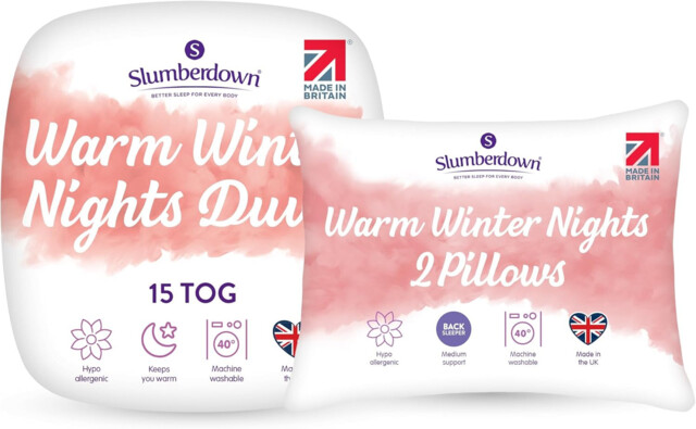 Warm Winter Nights Double Duvet 13.5 Tog - Thick & Cosy Quilt For Cold