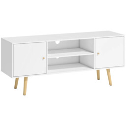 Tv Unit Cabinet For Tvs Up To 55 Inches With Shelves And Cupboards,