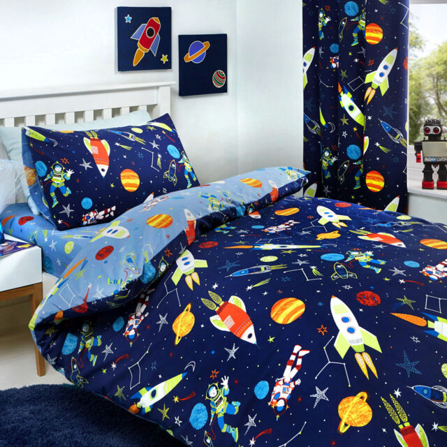 Duvet Cover Bedroom Collection Children's Kids Supersonic Space Bedlam