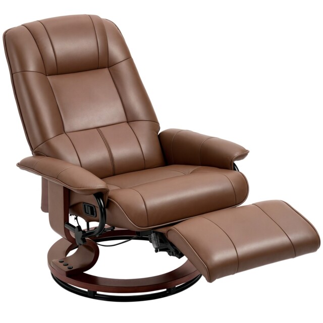 Homcom Ergonomic Office Recliner Sofa Chair Pu Leather Armchair