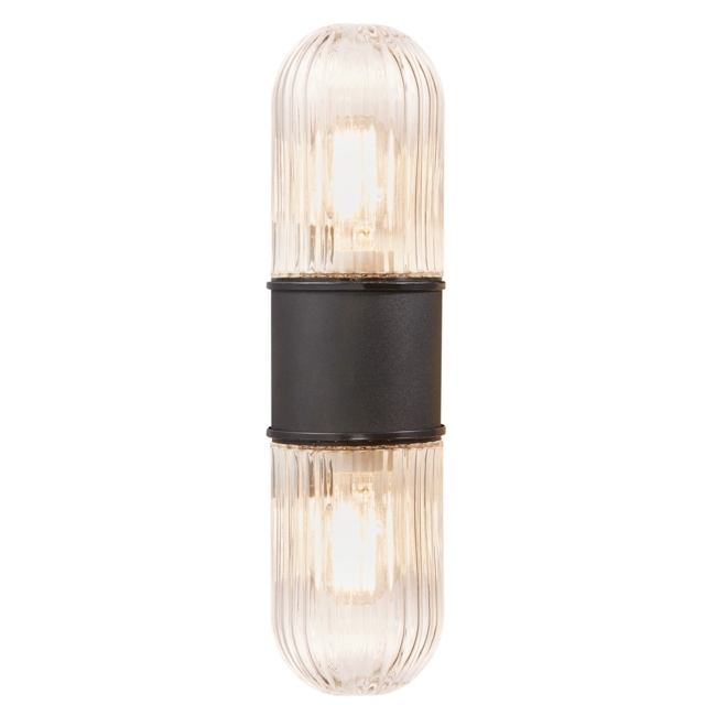 Nordlux Konyo Wall Light 2 X E27 Black Ip54 Outdoor Lamp Lighting