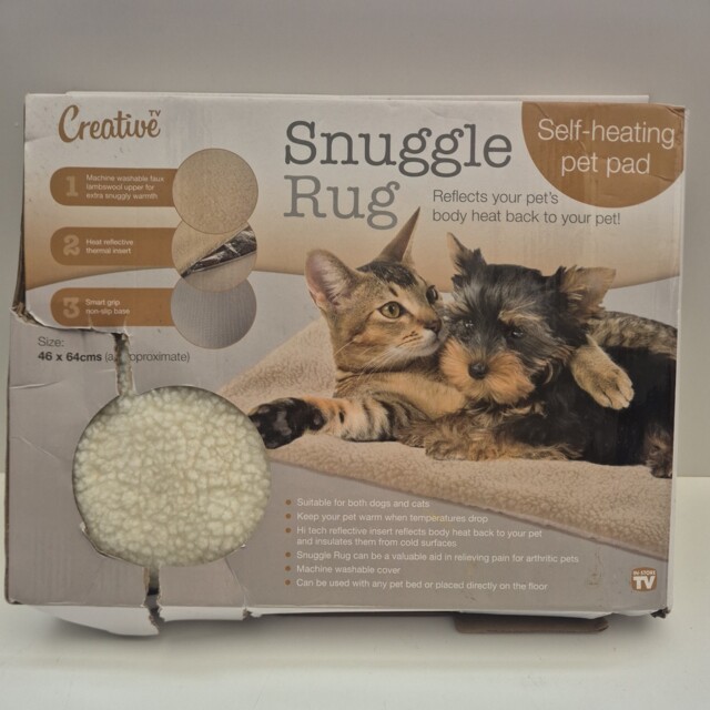 Self Heating Pet Pad Dog & Cat Bed Bnib - 46x64cmm Brand