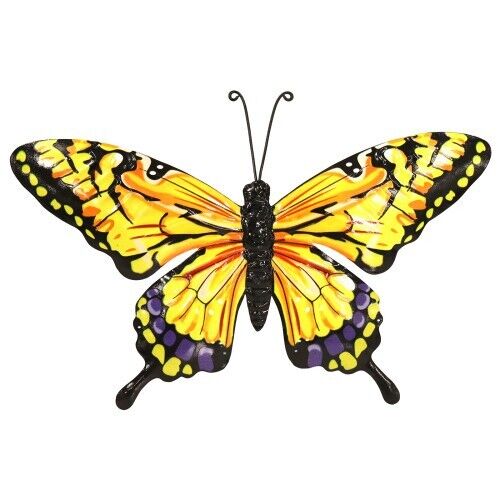 Primus Garden Wall Decoration Butterfly - Yellow Large