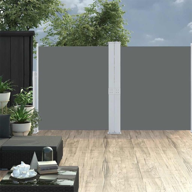 Uk Retractable Side Awning Garden Sun Screen Shade Outdoor Privacy