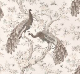 Laura Ashley Belvedere Soft Truffle Made To Measure Roman Blinds