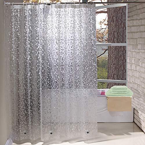 Extra Long Shower Curtain 180 X 240cm Drop, Waterproof Mildew