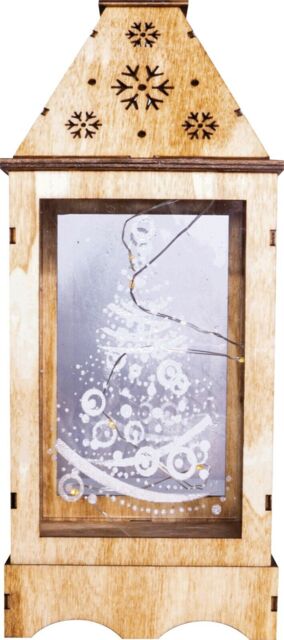 Christmas Decoration Lantern With Led String Lights - Create A Festive