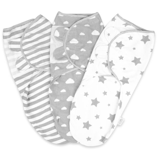Baby Swaddle Wrap Newborn Blanket 0-3 Months 100% Organic Cotton