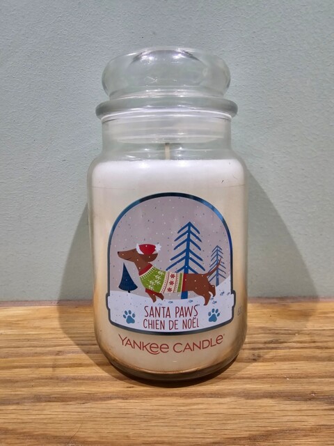 Yankee Candle Large Jar Santa Paws 2020 Hard To Find