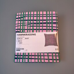 Ikea Hamnkrassing Cushion Cover Pink/blue Green 50x50cm
