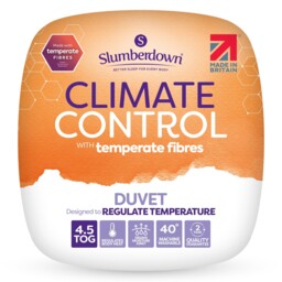 Slumberdown Climate Control 4.5 Tog Summer Cool Breathable Hollowfibre