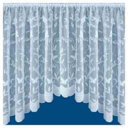 Hawaii Butterfly Jardiniere Net Curtain In 19 Sizes White Ready To
