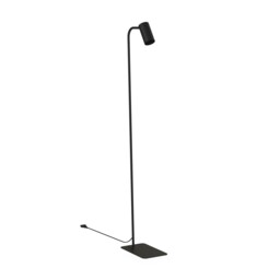Mono Black Floor Light 1x Gu10/ 10w Ip20 Steel 7707