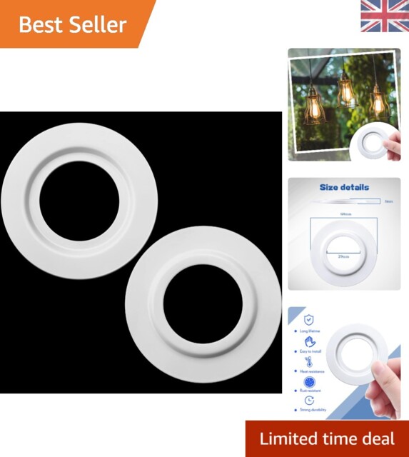 Adjustable Metal Lamp Shade Reducer Rings - 2-piece Set For Stylish